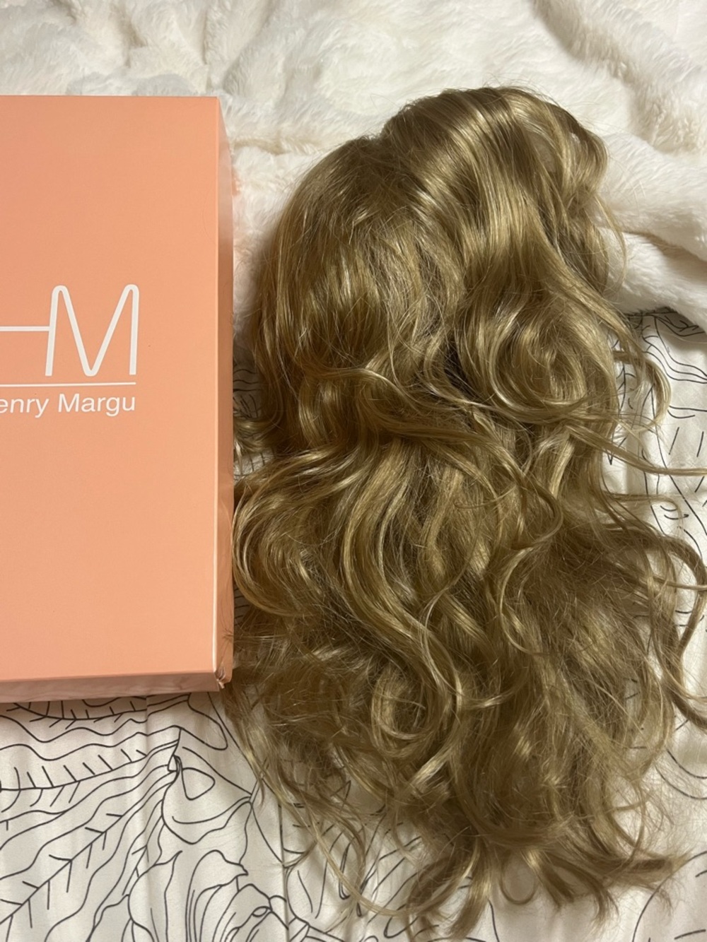 Henry Margu Golden Blonde Wavy Wig for Women LACE FRONT